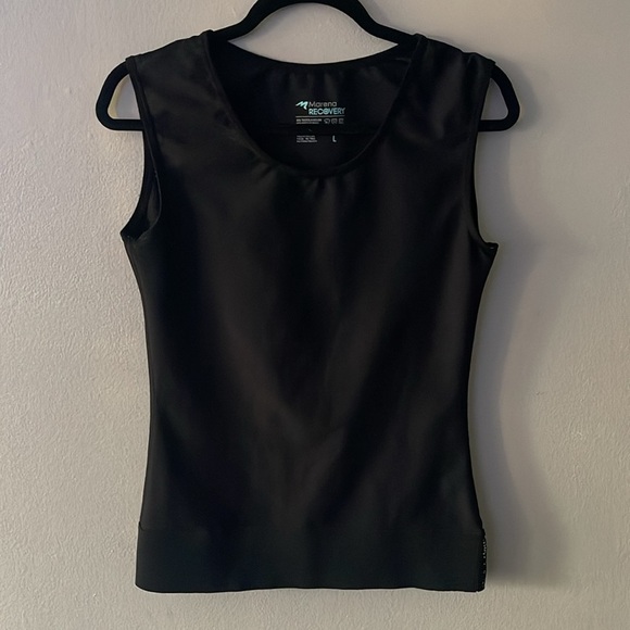 MARENA MENS RECOVERY SLEEVELESS Lot of 2 TANK TOP - STYLE NO. MTT NUDE BLACK lrg - Picture 12 of 15